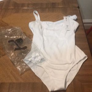 Repetto girl’s ballet leotard white size 14 years